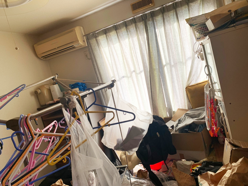 静岡県富士市のアパート(遺品整理)居室 ビフォー