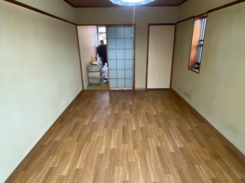 静岡県三島市のアパート(遺品整理)居室 アフター
